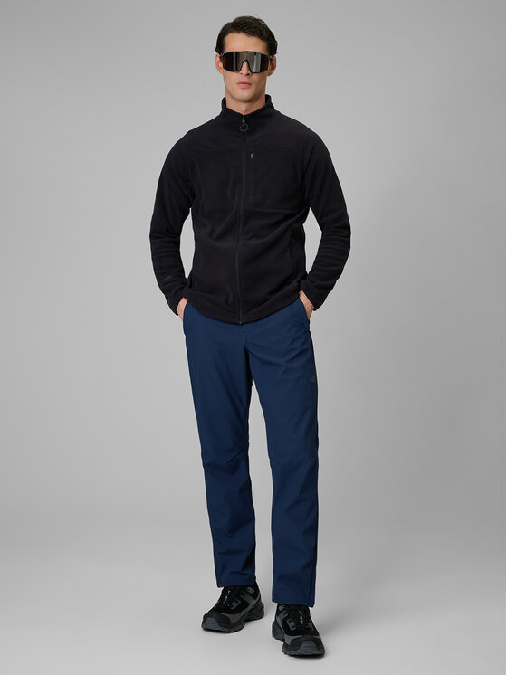 4F 4F Spodnie outdoor MIDSHOP TEXTILE Granatowy Regular Fit