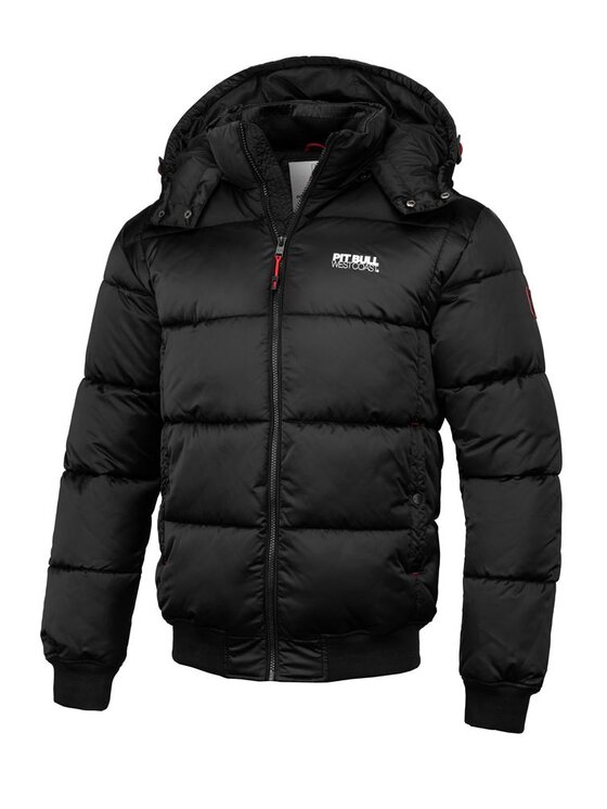 PITBULL PITBULL Kurtka zimowa Walpen II S Czarny Regular Fit