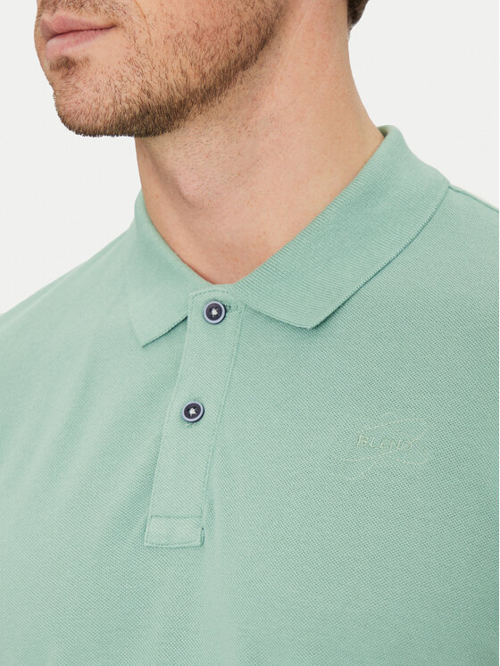 Blend Blend Polo 20717857 Zelena Regular Fit