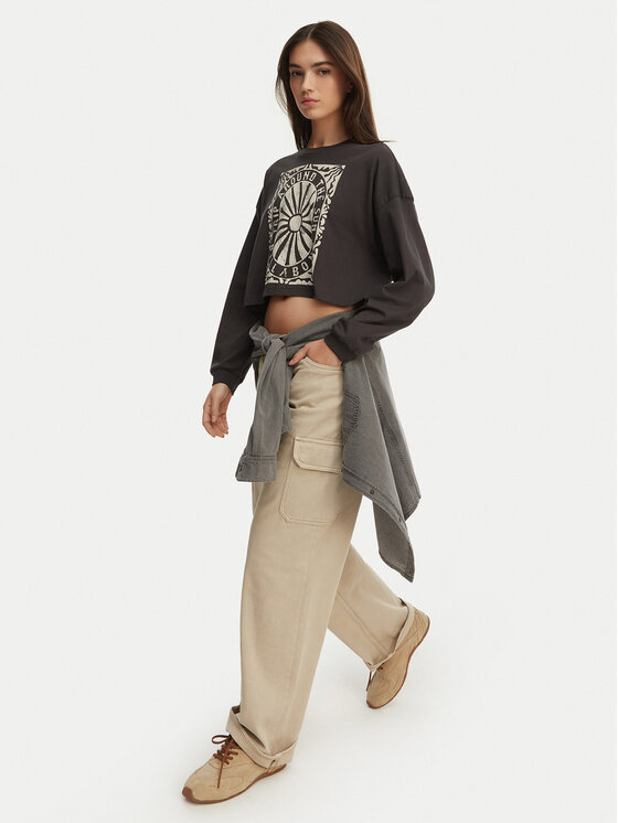 Billabong Billabong Palaidinė Trip Around EBJZT00491 Pilka Cropped Fit