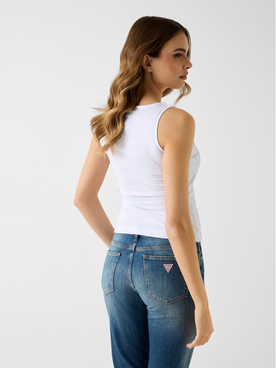 Guess Guess Top 181241 Biały Classic Fit