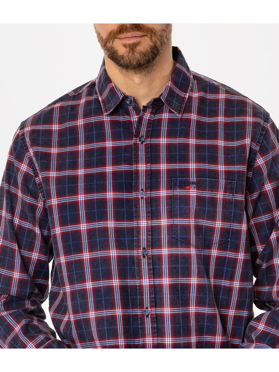 Lee Cooper Lee Cooper Koszula WILL Granatowy Regular Fit