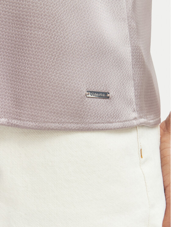 Calvin Klein Calvin Klein Blūze LV044F144G Pelēks Regular Fit