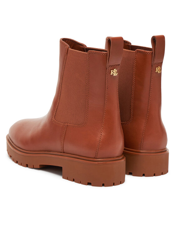 LAUREN RALPH LAUREN LAUREN RALPH LAUREN Gležnjarji Chelsea 802974476001 Rjava