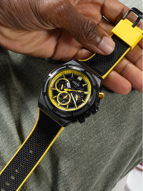 Guess Guess Ρολόι GW0713G2 Μαύρο