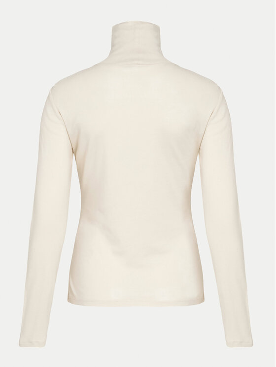Vila Vila Rollkragenpullover Jolini 14102279 Écru Slim Fit