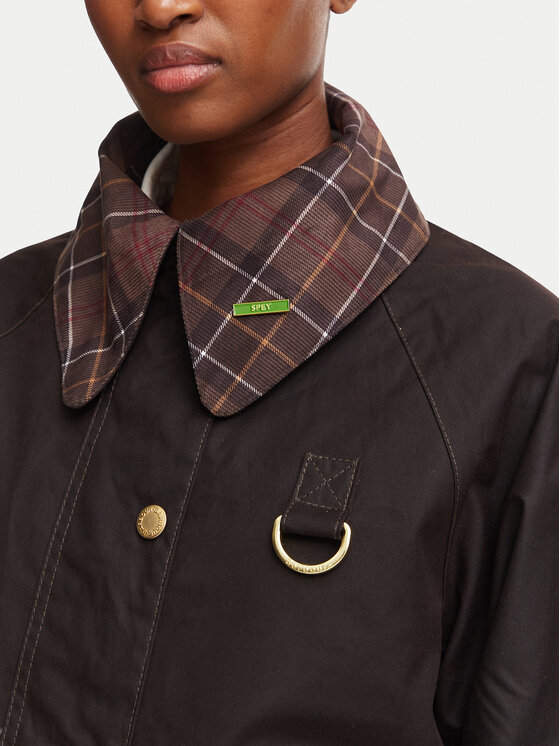 Barbour Barbour Demisezoninė striukė Spey LWX1581RU91 Tamsiai ruda Regular Fit