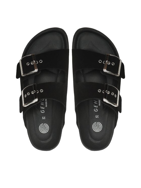 Genuins Genuins Шльопанці Hawaii G104349 Чорний