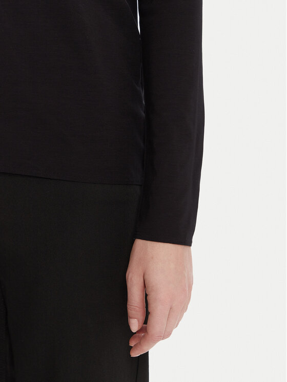 Wolford Wolford Блузка 53336 Чорний Slim Fit