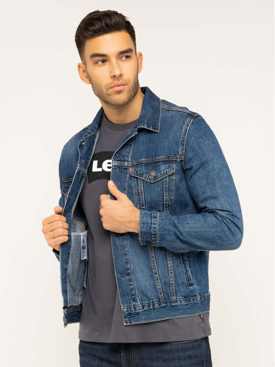 Levi's® Levi's® Džinsinė striukė The Trucker 72334-0354 Tamsiai mėlyna Regular Fit