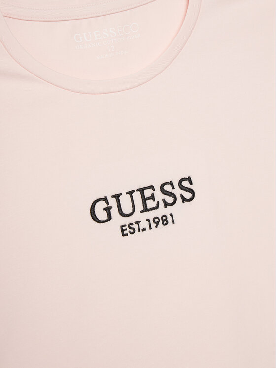 Guess Guess T-Shirt J4BI34 J1314 Ροζ Boxy Fit