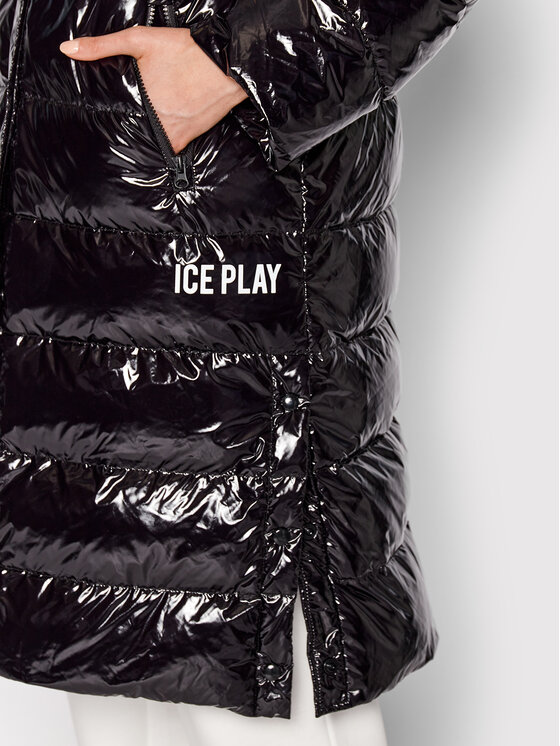 Ice Play Ice Play Pūkinė striukė 22I U2M0 J081 6403 9000 Juoda Regular Fit