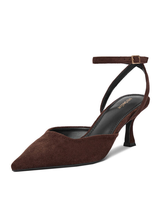 DeeZee DeeZee Tacones CEO-CWBFS11610 Pruun