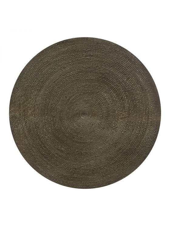 MIAhome MIAhome Dywan jutowy KHAKI okrągły 115 cm Khaki