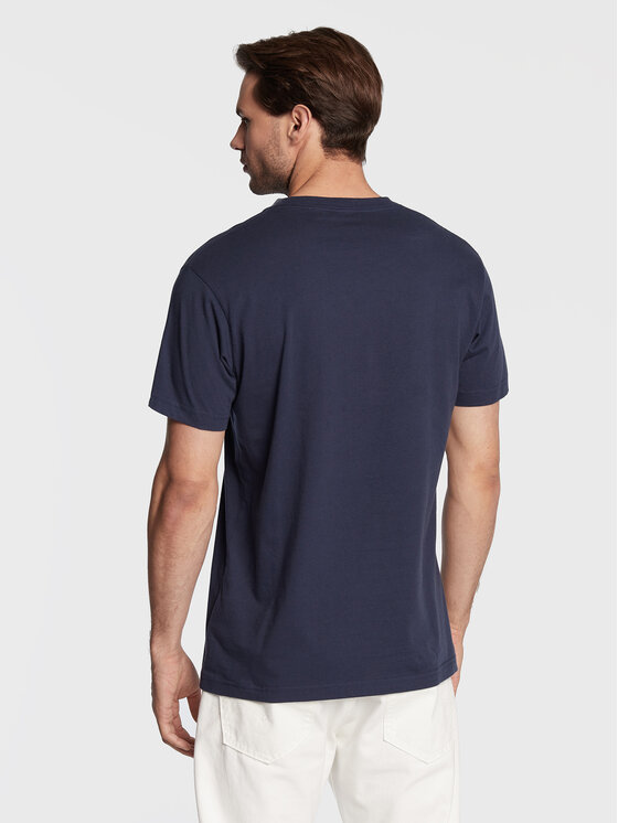 Deus Ex Machina Deus Ex Machina T-Shirt Delorean DMF221380C Dunkelblau Regular Fit