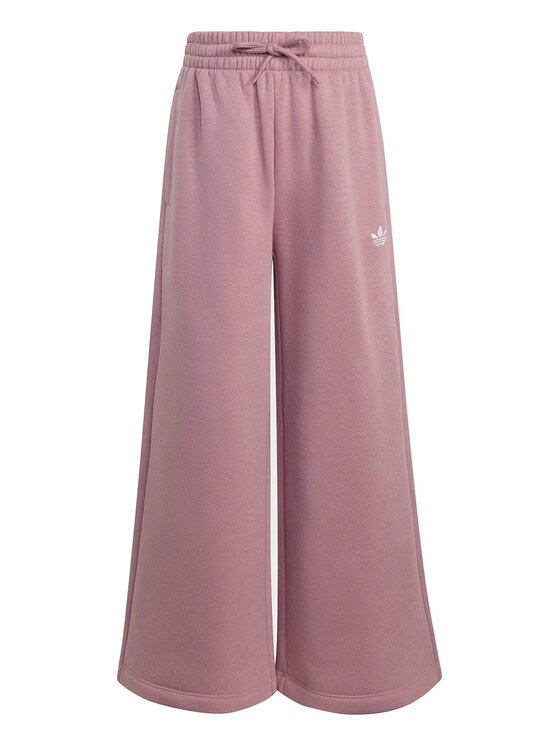 adidas adidas Dres Loose Crew Top & Wide Leg Pants Set KT2242 Różowy Relaxed Fit