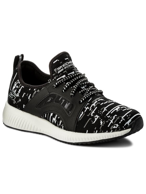 Skechers Sneakersy BOBS SPORT Double Dare 31363 BKW Czarny Modivo.pl