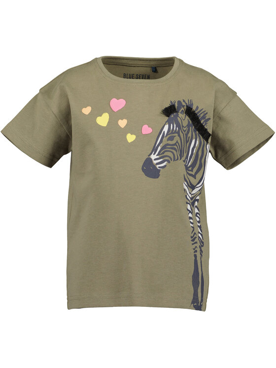 Blue Seven Tricou 702270 X Verde Regular Fit