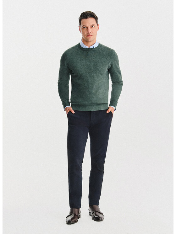 Pako Lorente Pako Lorente Sweter P25WF-2X-016 Zielony Classic Fit