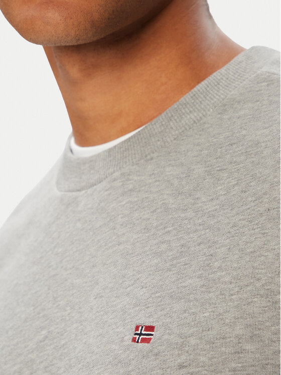 Napapijri Napapijri Sweatshirt Balis NP0A4H89 Grau Regular Fit