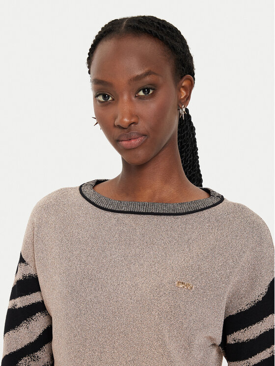 Liu Jo Sport Liu Jo Sport Sweater TF4110 MS49I Fekete Regular Fit