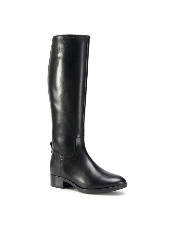 Geox Geox Cizme lungi riding D Felicity A D04G1A 00043 C9999 Negru