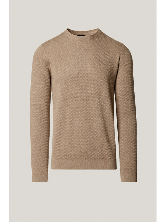 Próchnik Próchnik Sweter PM17 SW073225000115 Beżowy Regular Fit
