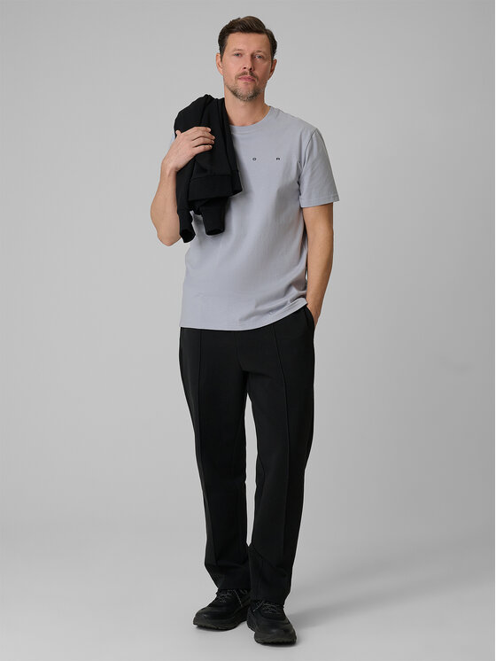 4F 4F T-Shirt CITY Szary jasny Regular Fit