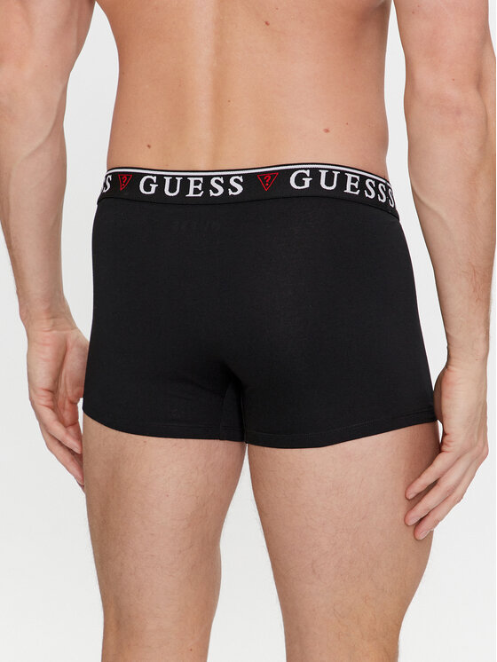 Guess Guess Set di 3 boxer Brian U97G01 KCD31 Nero