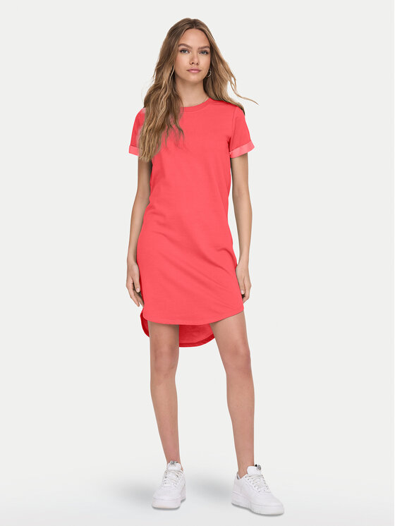 JDY JDY Kasdieninė suknelė Ivy 15174793 Koralų Regular Fit