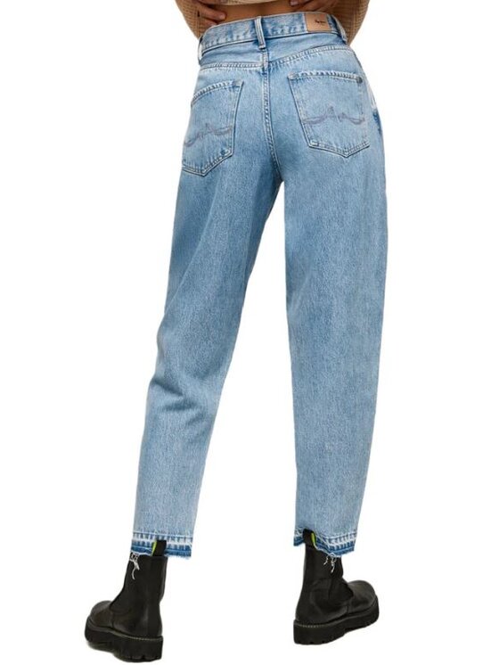 Pepe Jeans Pepe Jeans Jeansy PL204170PD4R 000 Niebieski Balloon Fit