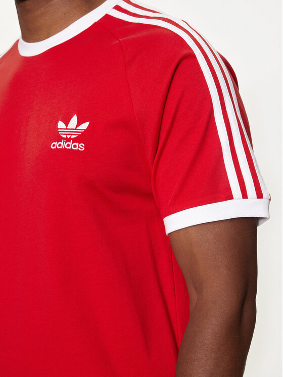 adidas adidas Tricou Adicolor Classics 3-Stripes T-Shirt IA4852 Roșu Regular Fit
