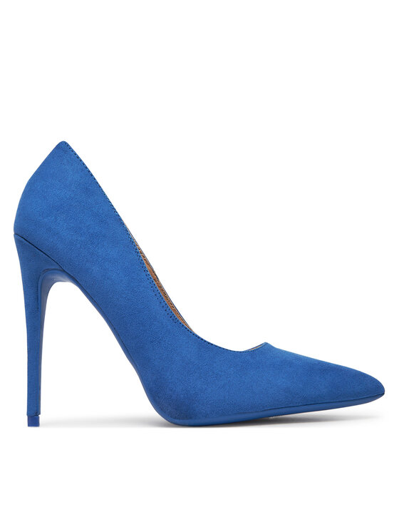 Pantofi cu toc subțire DeeZee DZ0023 Albastru