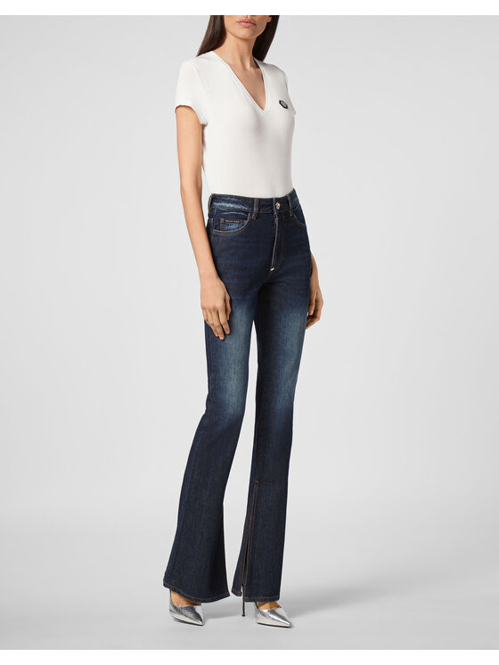 PHILIPP PLEIN PHILIPP PLEIN Jeans 1863 Azzurro chiaro Flare Fit