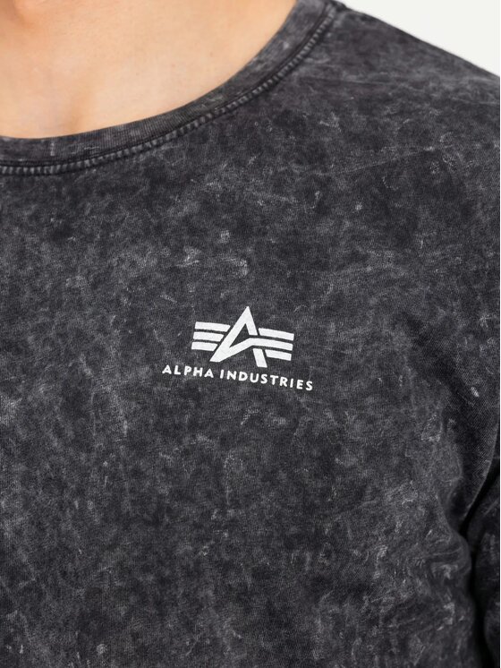 Alpha Industries Alpha Industries T-Shirt AI.258508 Szary Regular Fit