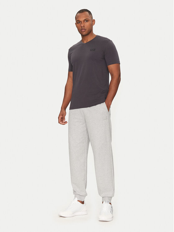 EA7 Emporio Armani EA7 Emporio Armani Тишърт 8NPT27 PJVQZ U8115 Сив Regular Fit