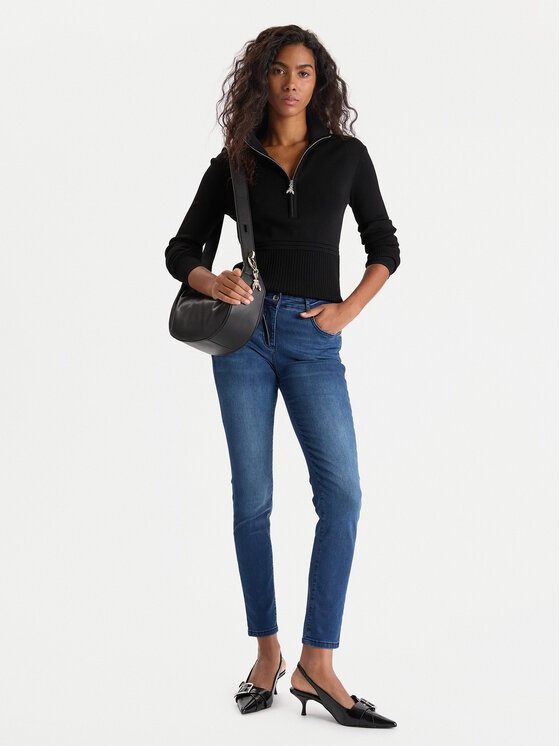 Patrizia Pepe Patrizia Pepe Blugi CP0509/D1HIB-C920 Bleumarin Slim Fit