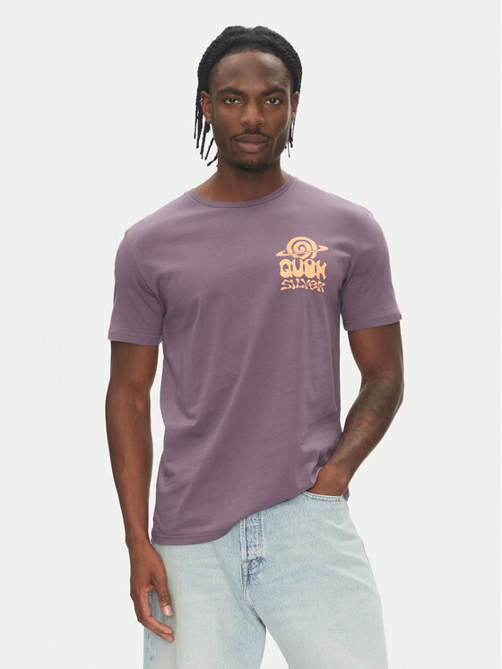 Quiksilver Quiksilver T-Shirt EQYZT08053 Fioletowy Regular Fit
