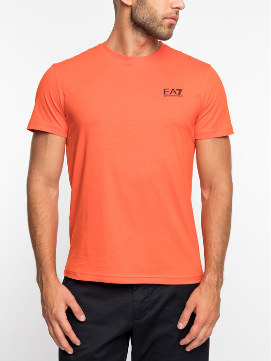 EA7 Emporio Armani EA7 Emporio Armani T-Shirt 3GPT51 PJM9Z 1683 Pomarańczowy Regular Fit
