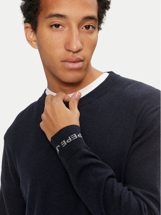 Pepe Jeans Pepe Jeans Pullover New Andre PM702469 Dunkelblau Regular Fit