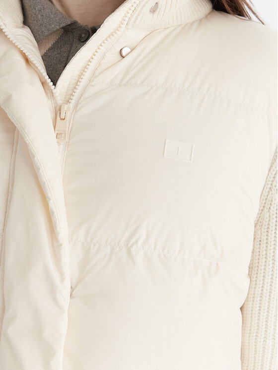 Tommy Hilfiger Tommy Hilfiger Geacă din puf Modern WW0WW45738 Écru Regular Fit