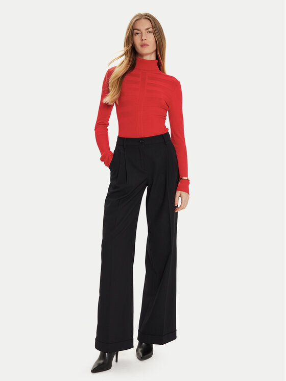 Morgan Morgan Golfas 132-MENTOS.M Raudona Slim Fit