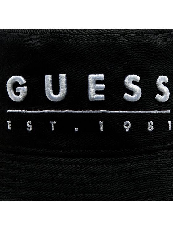 Guess Guess Hut Bucket Nola Headwear AM5016 COT01 Schwarz