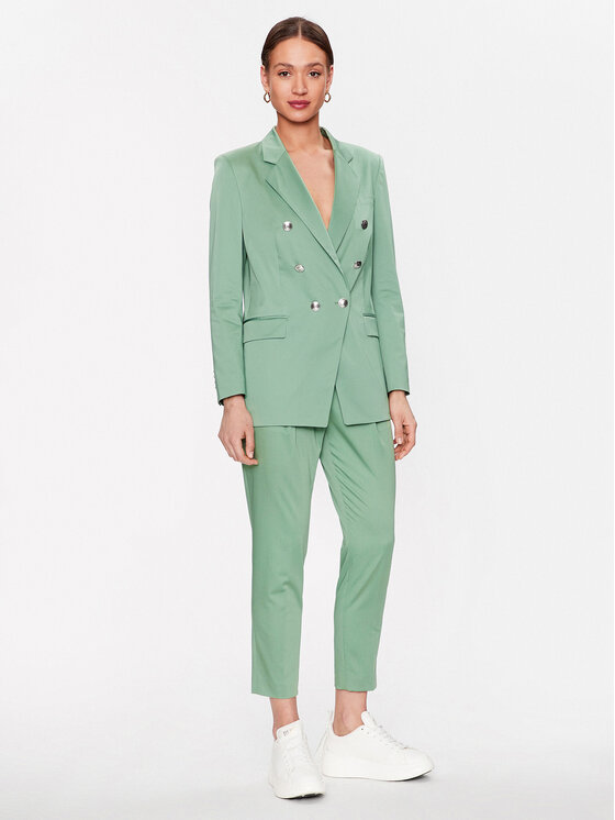 BOSS Boss Marynarka 50491291 Zielony Regular Fit