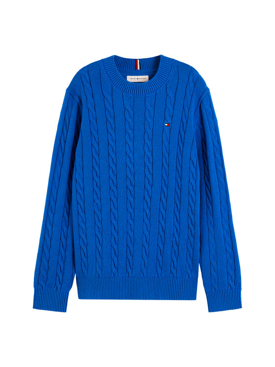 Tommy Hilfiger Tommy Hilfiger Pulover KB0KB09753 Albastru Regular Fit