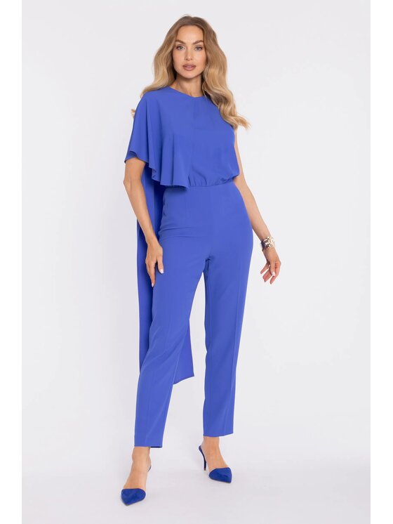 Made of Emotion Made of Emotion Jumpsuit M907 Blu Regular Fit