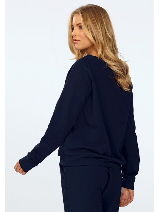 DKaren Sport DKaren Sport Bluza Wenezja Granatowy Relaxed Fit