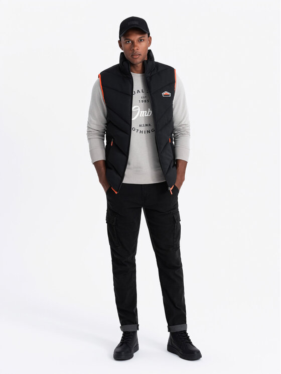 Ombre Ombre Vesta OM-JAVJ-0210 Černá Regular Fit
