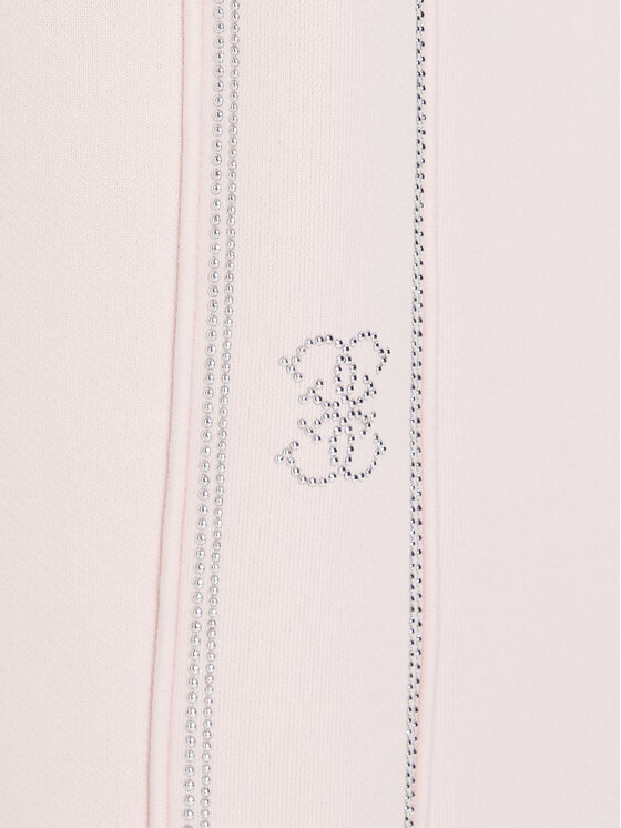 Guess Guess Teplákové nohavice V5BB12 KCX22 Ružová Wide Leg