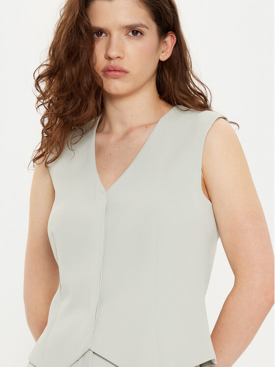 Calvin Klein Calvin Klein Kamizelka K20K208017 Szary Slim Fit